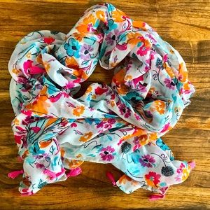 Floral Scarf or Bikini Coverup ✨
